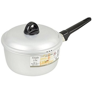 パール金属 シンプルライフ アルミ片手鍋18cm F337766-HB-3440-イメージ1