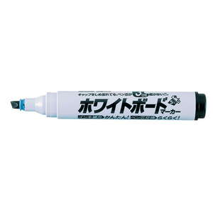 シヤチハタ アートライン潤芯ホワイトボードマーカー角芯 黒 F801973-K-529ｸﾛ-イメージ1
