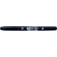 コクヨ 油性マーカー ツイン細字極細 黒 F817740-PM-41D