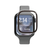 エレコム Apple Watch用フルカバーガラスフィルム 高透明 極薄 アルミフレーム付 貼付ツール付 ブラック AW-25BFLGS2R-イメージ2