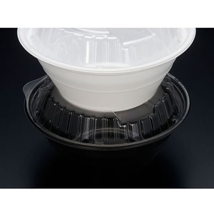 リスパック どんぶり容器 テイク丼 190B 黒 リスパック 50枚 FCG727V-00667373-イメージ6