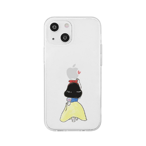 AKAN iPhone 15 Plus用ソフトクリアケース お姫様 AK25656I15PL-イメージ1