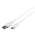 BUFFALO USB3．1 Gen1ケーブル(A to C) (0．5m) ホワイト BSUAC31105WH