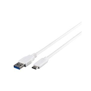 BUFFALO USB3．1 Gen1ケーブル(A to C) (0．5m) ホワイト BSUAC31105WH-イメージ1