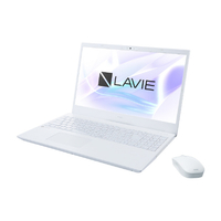 NEC ノートパソコン e angle select LAVIE N15 パールホワイト PC-N1535FAW-E3