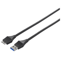BUFFALO USB3．0ケーブル(A to microB・3m) ブラック BSUAMBU330BK