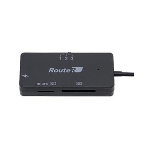 ルートアール 充電可能OTG SDカードリーダー付き2ポートUSBハブ + 超急速充電microUSBケーブル RUH-OTGU2CR+C-イメージ2