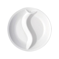 江部松商事 EBM/丸型・中華電磁サーバー専用セラミックフードパン 仕切付 40cm FC566LK-3885500