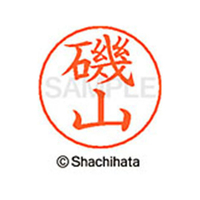 シヤチハタ ネームペン用ネーム シルバー 既製 磯山 FC46001-X-GPS-0230