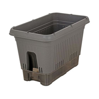 ＬＩＶ ＰＬＵＳ ベストコ プランター キャスター付 500型 グレー FCE168W-MA-4203