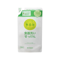 ミヨシ石鹸 無添加食器洗い石鹸 詰替用スタンディング 350mL F029140