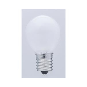ELPA 25W・E17口金 S型ミニ球 フロスト 1個入り G-20H(F)-イメージ2