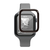 エレコム Apple Watch用フルカバーガラスフィルム 高透明 指紋防止 貼付ツール付 ブラック AW-25DFLGGR-イメージ2