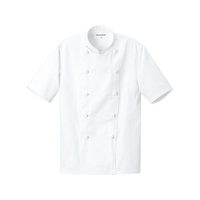 セブンユニフォーム コックコート 男女兼用 AA499-0 ホワイト M FC566LM-4673310