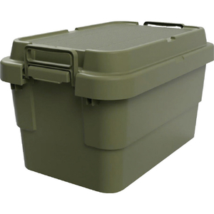 トラスコ トランクカーゴ フラット天板仕様 ５０Ｌ ОＤ色 TRUSCO 道具箱“トランクカーゴ” フラット天板仕様 ODCF-50-イメージ1