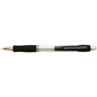 パイロット スーパーグリップノック シャープ 0.5mm ブラック F185012-HGP-10R-B5