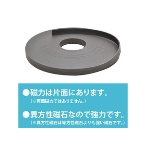 マグエックス 異方性マグネットベルト 4mm厚 25mm幅 25M巻き FC58868-MPB-4-25-25M-イメージ2