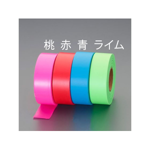 エスコ 耐候マーキングテープ 非粘着 蛍光 30mm×45m FCB803N-EA983DB-74-イメージ2