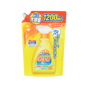 日本合成洗剤 ニチゴー泡スプレーおふろ洗い詰替大容量1200mL FCJ643P-イメージ1