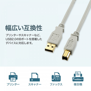 サンワサプライ USB2.0ケーブル(5m) KU20-5HK2-イメージ4