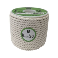 ユタカメイク ロープ 綿ロープボビン巻 5φ×30m FC637GK-3676447