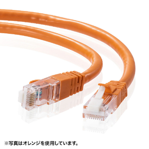 サンワサプライ つめ折れ防止カテゴリ6LANケーブル(7m) ブラック KB-T6TS-07BKN-イメージ5