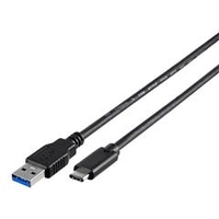 BUFFALO USB3．1 Gen1ケーブル(A to C) (1．0m) ブラック BSUAC31110BK