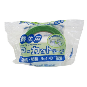 寺岡 Pカットテープ 若葉 幅38mm×25m 1巻 NO.4140 F021744-4140-イメージ1
