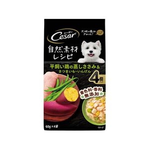 マースジャパン シーザー 自然素材レシピ ささみいんげん 60g×4 FC457RW-イメージ1
