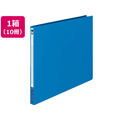 コクヨ レターファイル(色厚板紙) A3ヨコ とじ厚12mm 青 10冊 1箱(10冊) F835933-ﾌ-558B