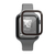 エレコム Apple Watch用フルカバーガラスフィルム 高透明 極薄 アルミフレーム付 貼付ツール付 ブラック AW-25DFLGS2R-イメージ2