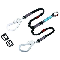 藤井電工 ツヨロン/ハーネス用ランヤード ツインノビロン 黒321700･170032･32 FC008FB-1638232