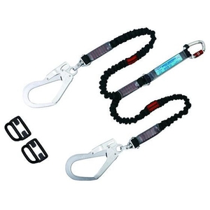 藤井電工 ツヨロン/ハーネス用ランヤード ツインノビロン 黒321700･170032･32 FC008FB-1638232-イメージ1