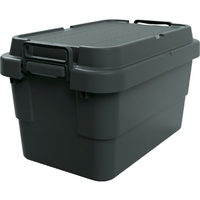 トラスコ トランクカーゴ フラット天板仕様 ５０Ｌ 黒 TRUSCO 道具箱“トランクカーゴ” フラット天板仕様 BLKCF-50