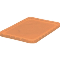 トラスコ中山 S54型コンテナ用フタ 透明オレンジ フタ(S-54OR用)半透明オレンジ57141031 FC803GK-7596022