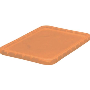 トラスコ中山 S54型コンテナ用フタ 透明オレンジ フタ(S-54OR用)半透明オレンジ57141031 FC803GK-7596022-イメージ1