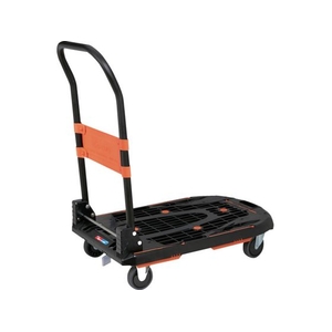 トラスコ中山 TRUSCO/樹脂台車 カルティオ 新型 780X490 折畳 ブラック FCA991J-5584733-イメージ1