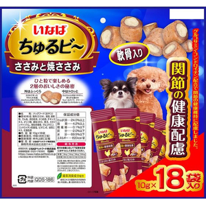 いなば ちゅるビー ささみと焼ささみ 軟骨入り 関節の健康配慮 18P FCD564H-イメージ2