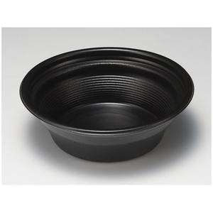 リスパック どんぶり容器 麺丼 本体 (490) 黒 リスパック 50枚 FCG729V-00668042-イメージ1