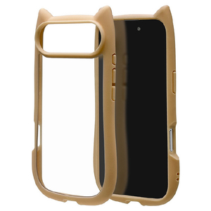 ラスタバナナ iPhone Air用MIMI 猫耳ケース TPU×PC トープ 9184IP5CHPTA-イメージ1