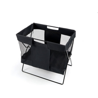 サワフジ メッシュバスケット 小 ブラック FCJ173E-MB-056