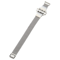 エレコム Apple Watch用ミラネーゼバンド スリムタイプ(41/40/38mm) &me シルバー AW-41BDSSMJSV