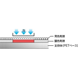 エスコ 130MPa/270×200mm 圧力測定フィルム(5枚) FCJ208M-EA729Z-5-イメージ5