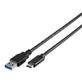 BUFFALO USB3．1 Gen1ケーブル(A to C) (1．5m) ブラック BSUAC31115BK