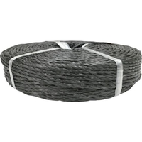 ユタカメイク PSロープ 黒色 6mm×200m FC084FY-4934865