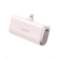Anker Nano Power Bank (12W, Built-In Lightning Connector) ピンク A1645N51