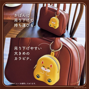 リヒトラブ 喫茶プニラボ おすわりミニポーチ ブチ FCG368W-A8820-1-イメージ5
