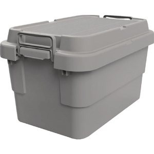 トラスコ トランクカーゴ フラット天板仕様 ５０Ｌ グレー TRUSCO 道具箱“トランクカーゴ” フラット天板仕様 GYCF-50-イメージ1