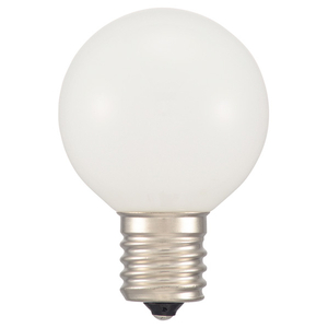 オーム電機 LED電球 E17口金 全光束75lm(1．2Wミニボール球) 昼白色相当 LDG1N-H-E17 15-イメージ2
