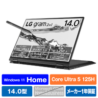 LG Electronics Japan ノートパソコン LG gram 2in1 オブシディアンブラック 14T90SMA55J